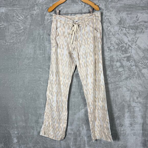 Patagonia Island Hemp Pants Womens 10 Low rise Printed - Picture 1 of 14